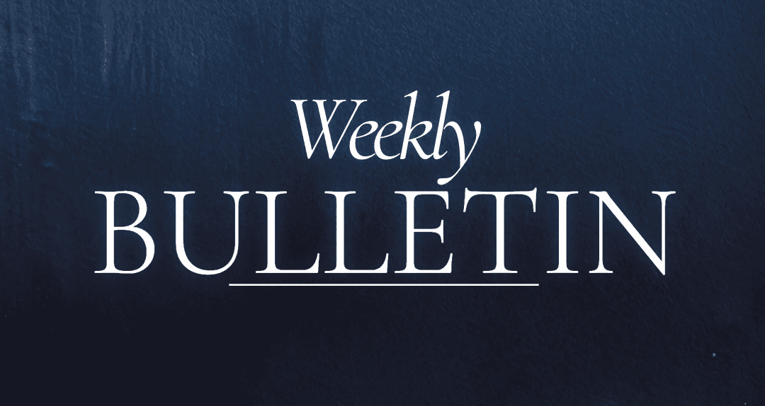 weekly bulletin